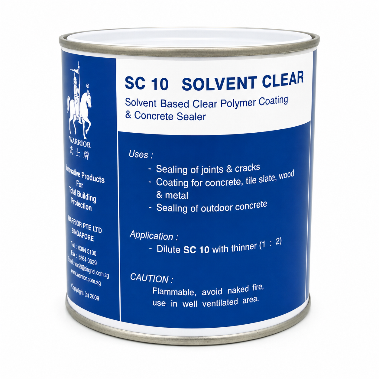 Concrete Sealer SC10 SOLVENT CLEAR