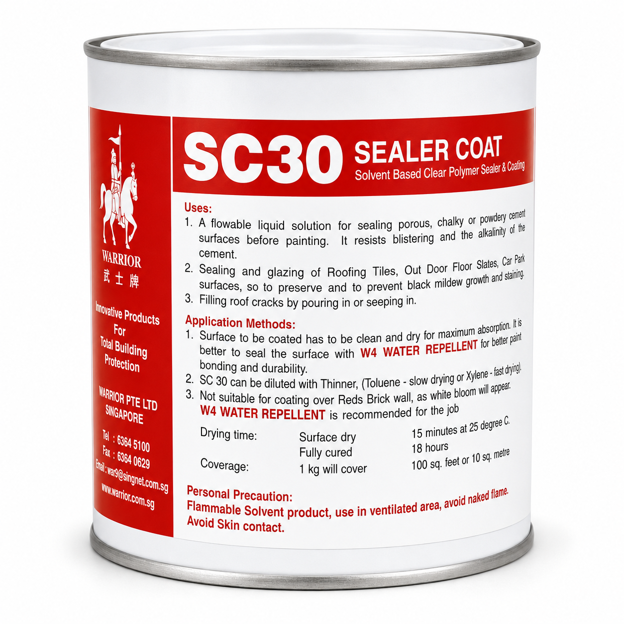 Clear Concrete Sealer SC30 SEALER COAT