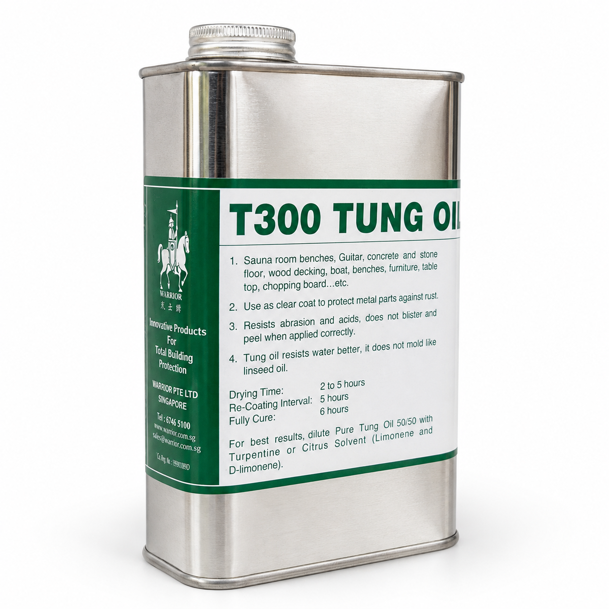Natural Wood Oil T300 Pure Tung Oil