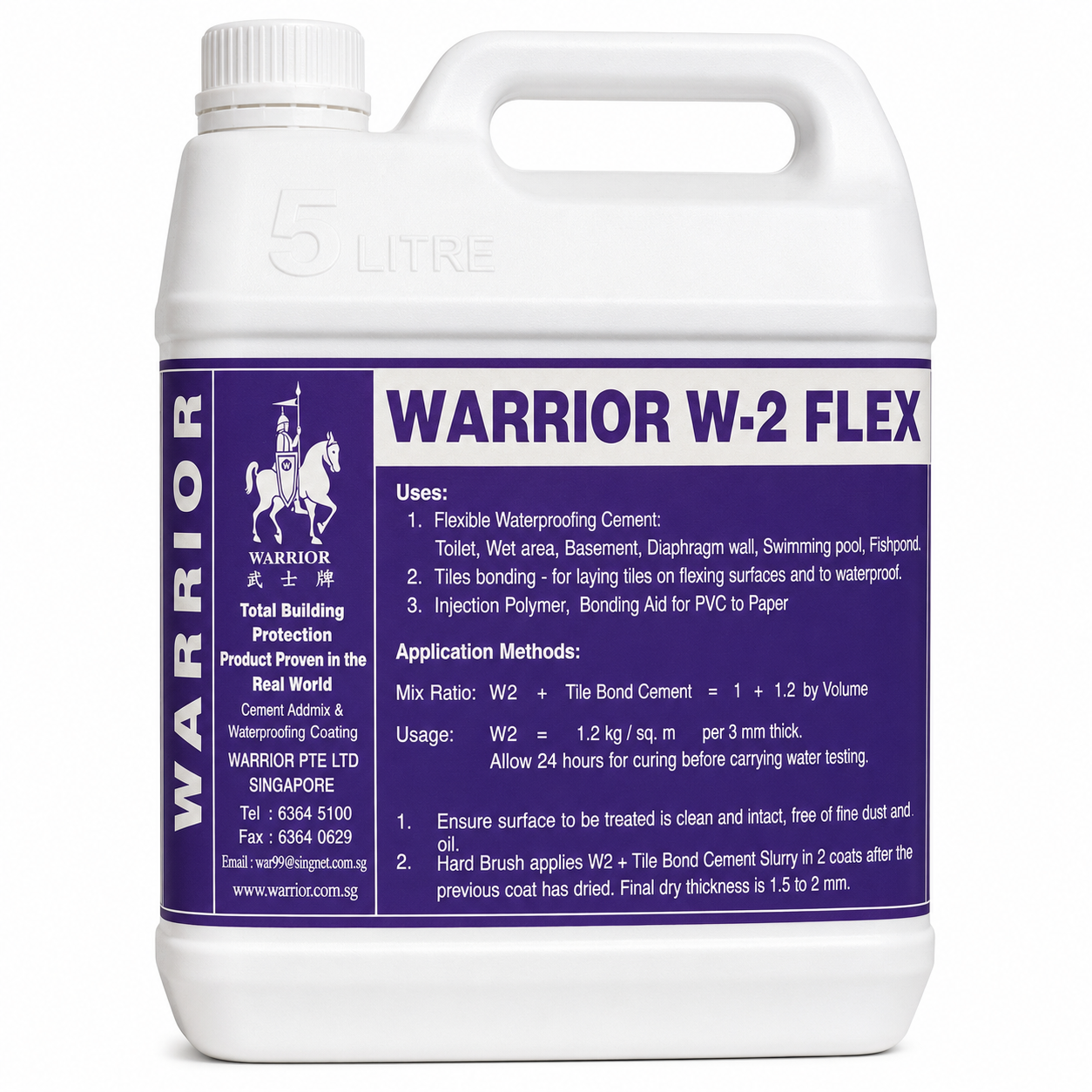 Elastic Waterproofing Cement Admix W2 FLEXIGUARD