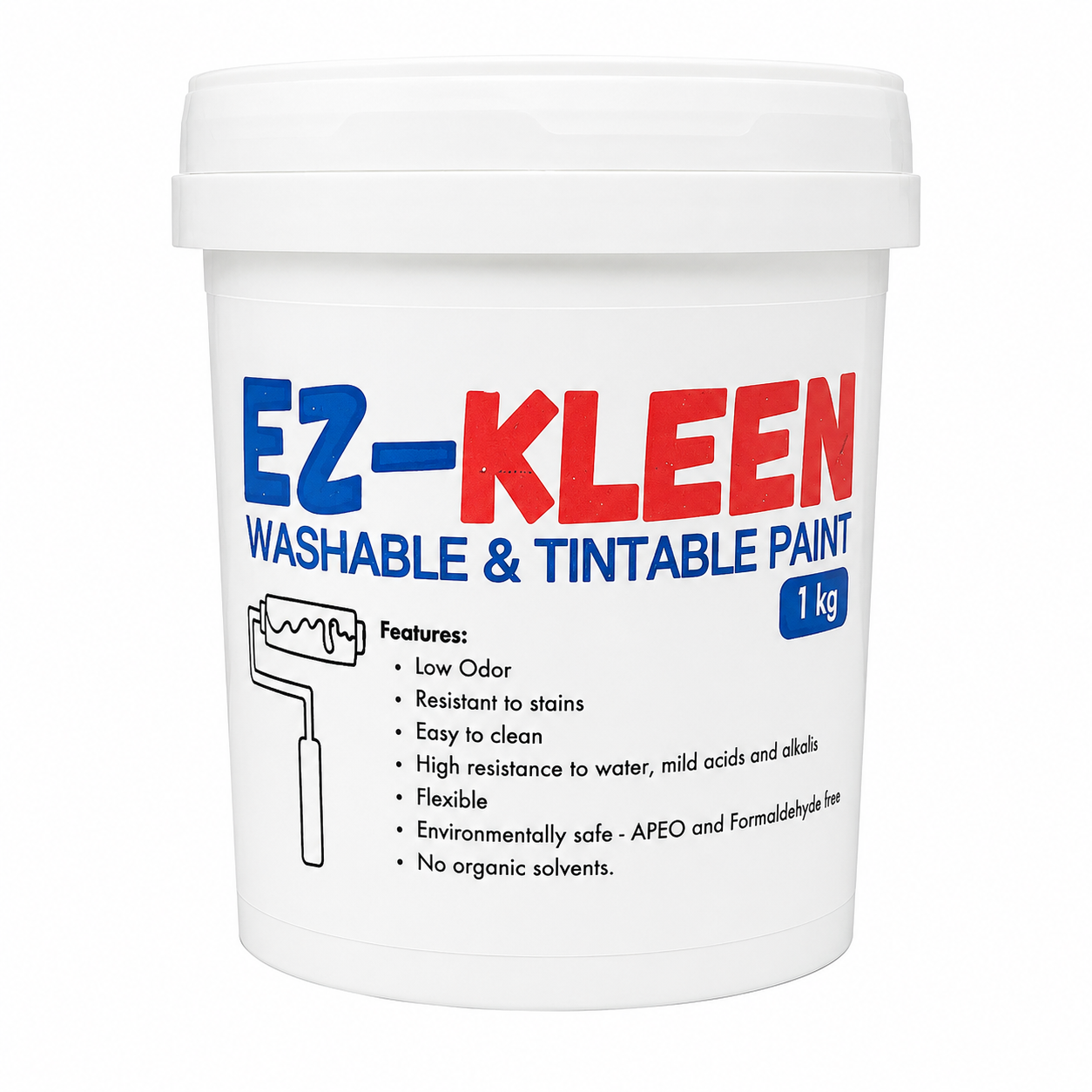 Interior and Exterior Wall Paint EZ-KLEEN Washable and Tintable