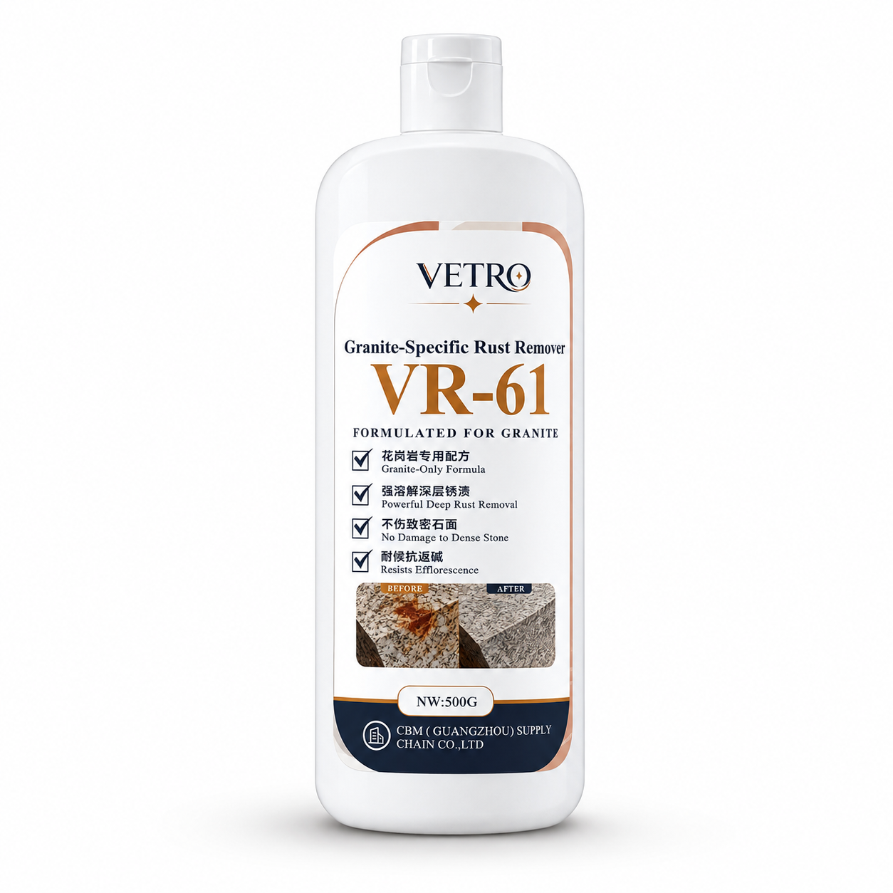 Granite Rust Remover VETRO VR-61